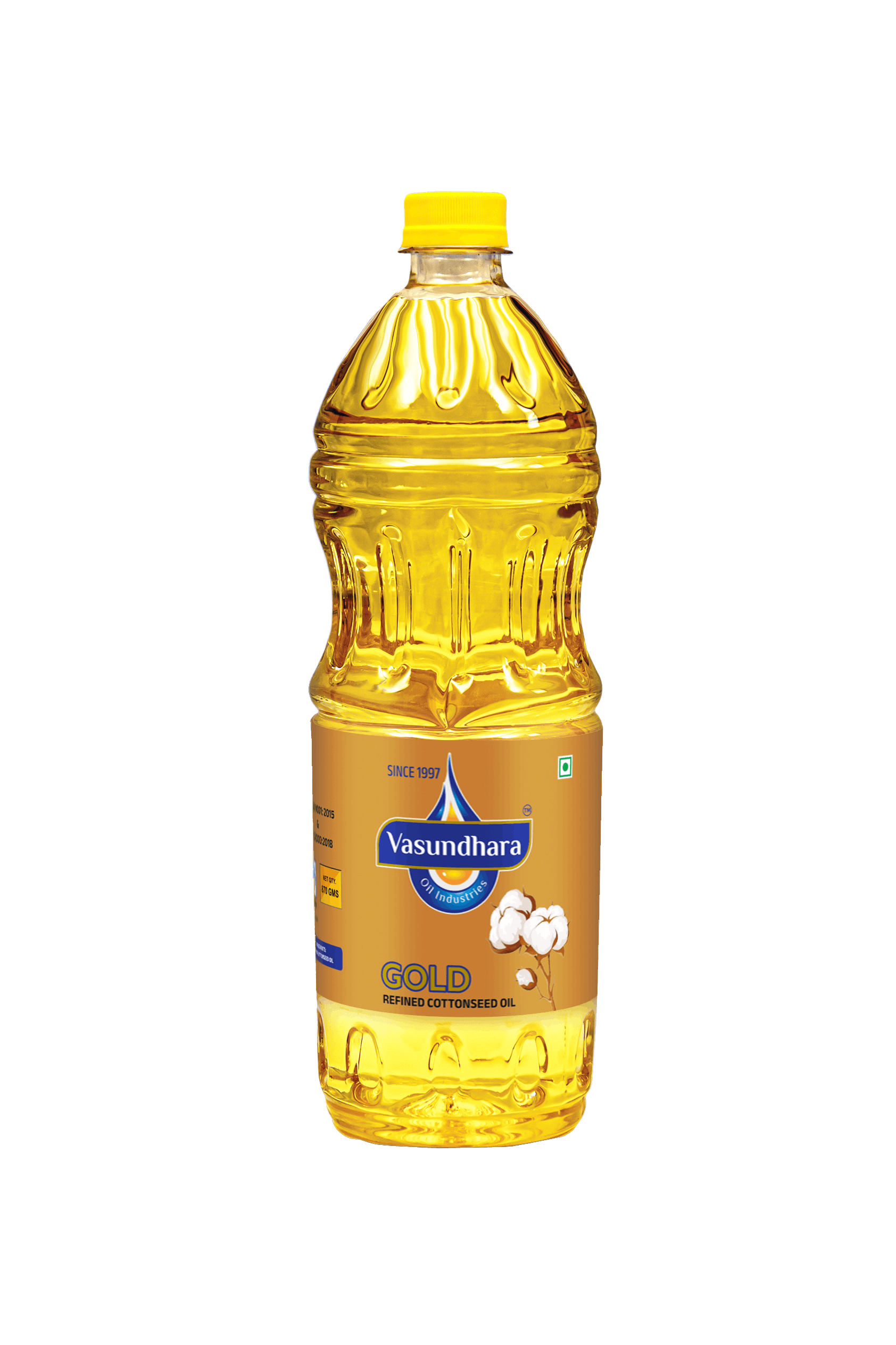1 ltr cottonseed oil bottle