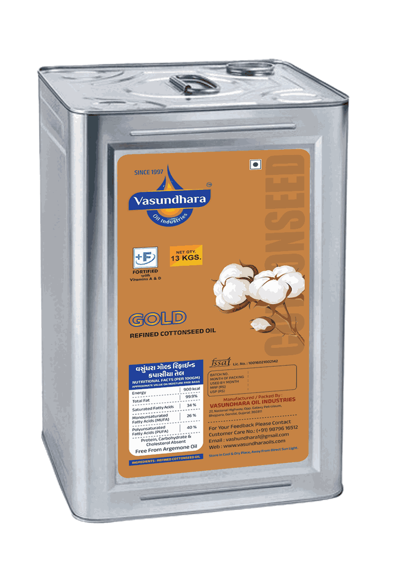 Cottonseed oil pack